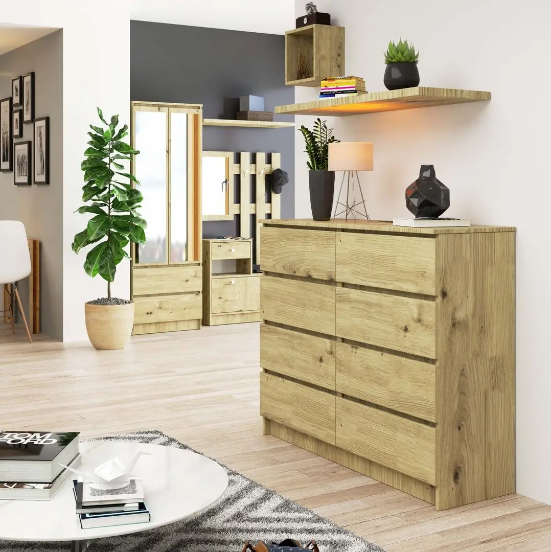 Comoda Akord K120 8SZ (Artisan Oak)