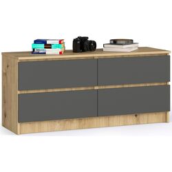 Comoda Akord K120 4SZ (Artisan Oak/Graphite Gray) Thumb