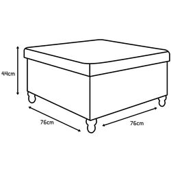 Puf Art Flame 4A-161CD (Cream) Thumb