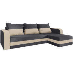 Диван угловой Space Meble Hewlet Bis Sawana 05/Sawana 01 (Dark Gray/Ecru) Thumb