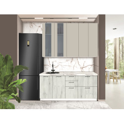 Bucatarie modulara Modern Bono Vitrina 3 H110 1.8m Thumb