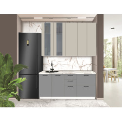 Bucatarie modulara Modern Bono Vitrina 3 H110 1.8m Thumb