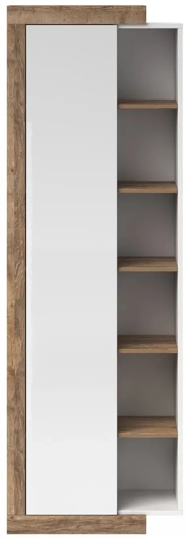 Etajera Helvetia Sintra №05 1D (Samdal Oak/White/White Gloss)