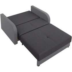 Canapea Space Meble Amerykanka Twice 120 Sawana 05/Sawana 21 (Gray Dark/Gray) Thumb