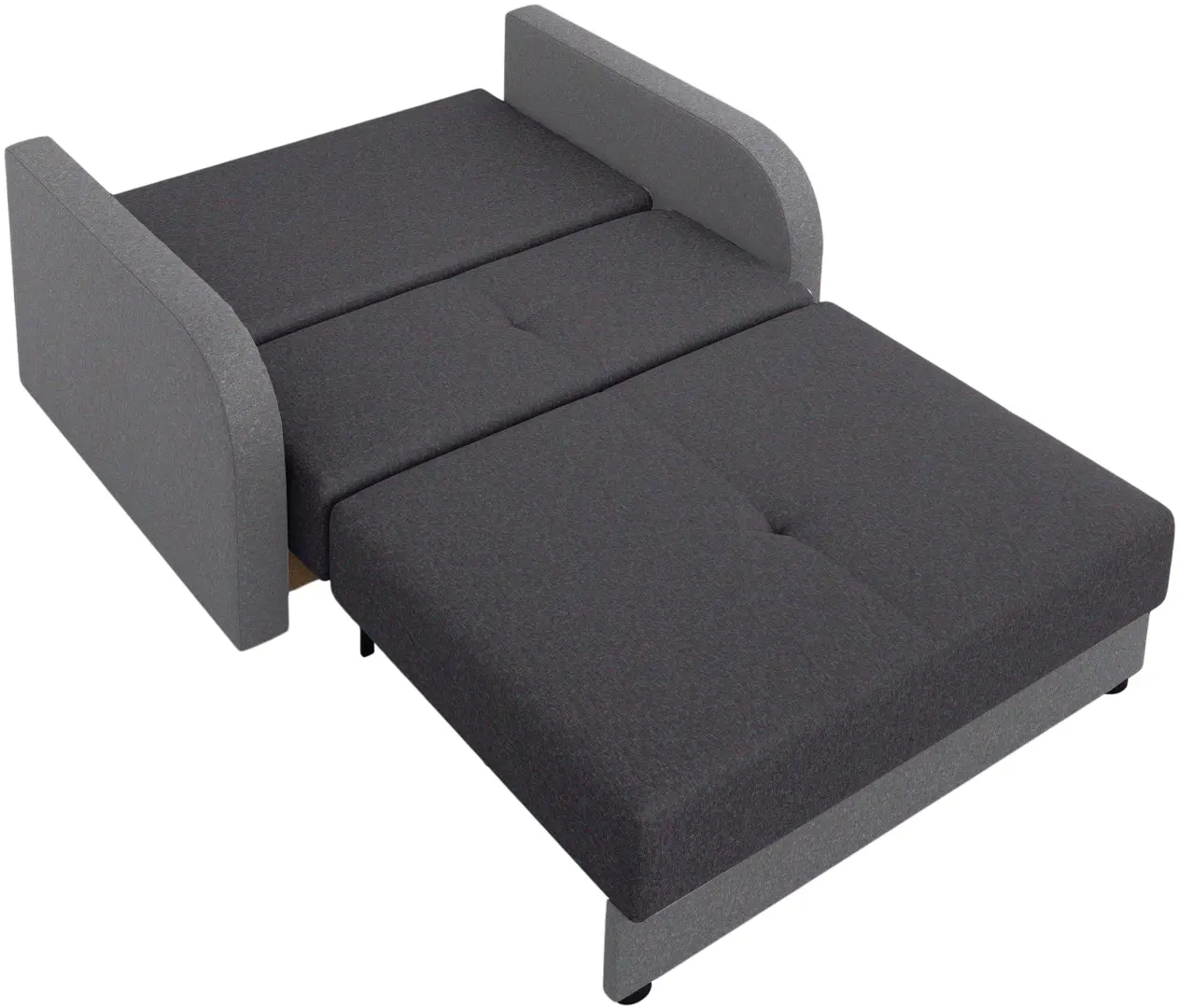 Canapea Space Meble Amerykanka Twice 120 Sawana 05/Sawana 21 (Gray Dark/Gray) - 2