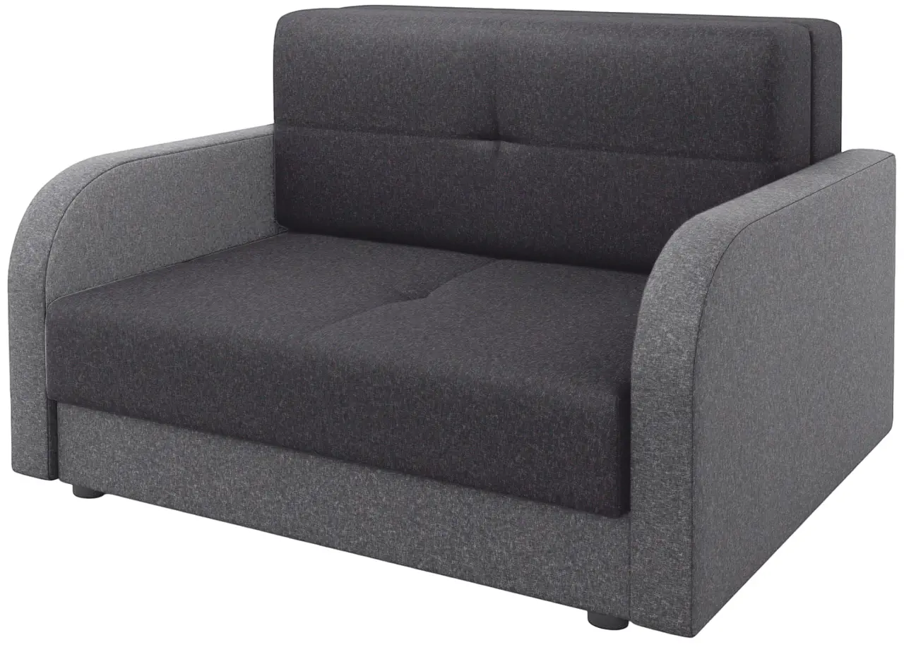 Canapea Space Meble Amerykanka Twice 120 Sawana 05/Sawana 21 (Gray Dark/Gray) - 4