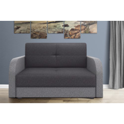 Canapea Space Meble Amerykanka Twice 120 Sawana 05/Sawana 21 (Gray Dark/Gray)