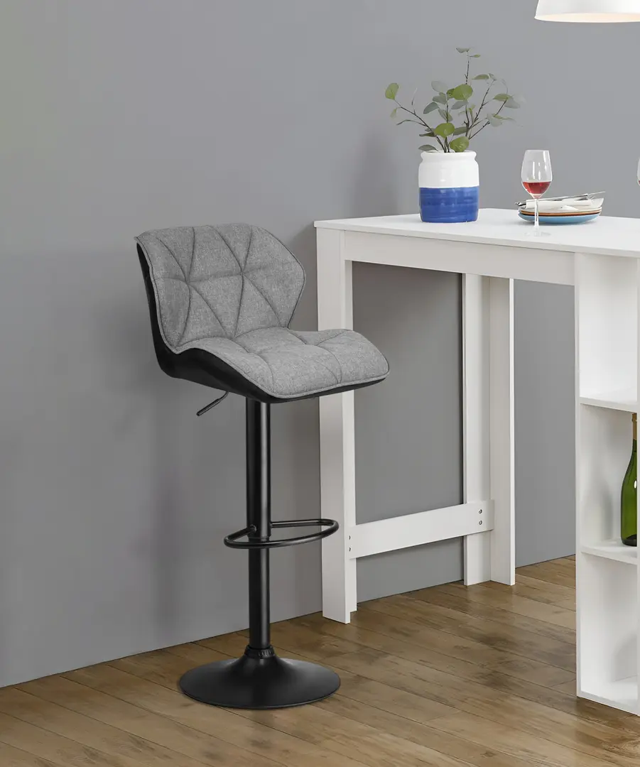Scaun de bar Sofotel Castel (Black/Grey)