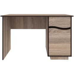 Masa de birou Yasen Jeneva (Sonoma Oak Truffle/Wenge Magic) Thumb