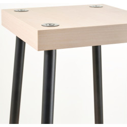 Set mese taburete Ikea Fridnas 2+2 (Negru/Aspect mesteacan) Thumb