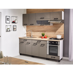 Bucatarie modulara Ambianta Iris 3 2.0m (Gri)