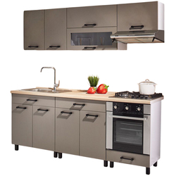 Модульная кухня Ambianta Iris 3 2.0м (Серый) Thumb