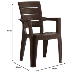 Scaun Heniver Ayder (Dark Brown) Thumb