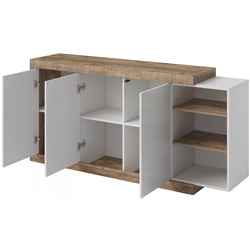 Tumba Helvetia Sintra №47 3D (Samdal Oak/White/White Gloss) Thumb