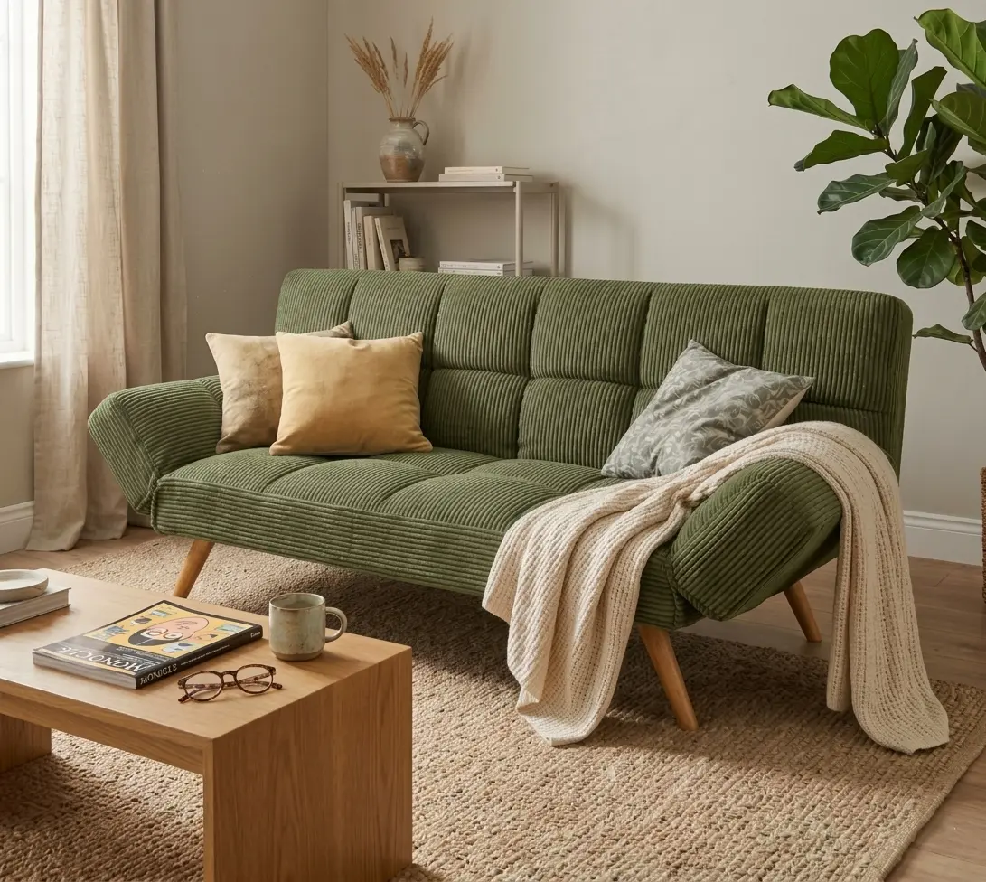 Диван раскладной DP LM-58 Velvet (Dark Green)