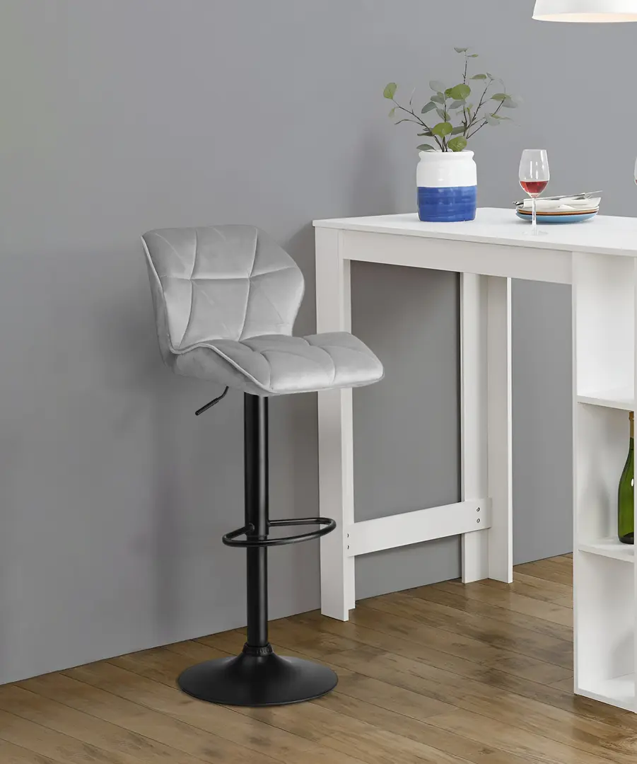 Scaun de bar Sofotel Castel (Light Grey)