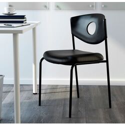 Scaun Ikea Stoljan (Negru)