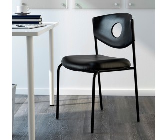 Scaun Ikea Stoljan (Negru)