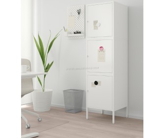 Dulap depozitare Ikea Hallan 3 usi 45x47x167 (Alb)