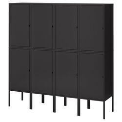 Шкафчик для хранения Ikea Lixhult 140x35x142 (Антрацит) Thumb