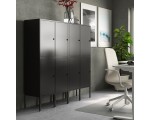 Dulap depozitare Ikea Lixhult 140x35x142 (Antracit)