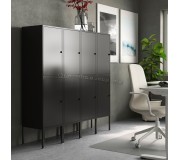 Dulap depozitare Ikea Lixhult 140x35x142 (Antracit)