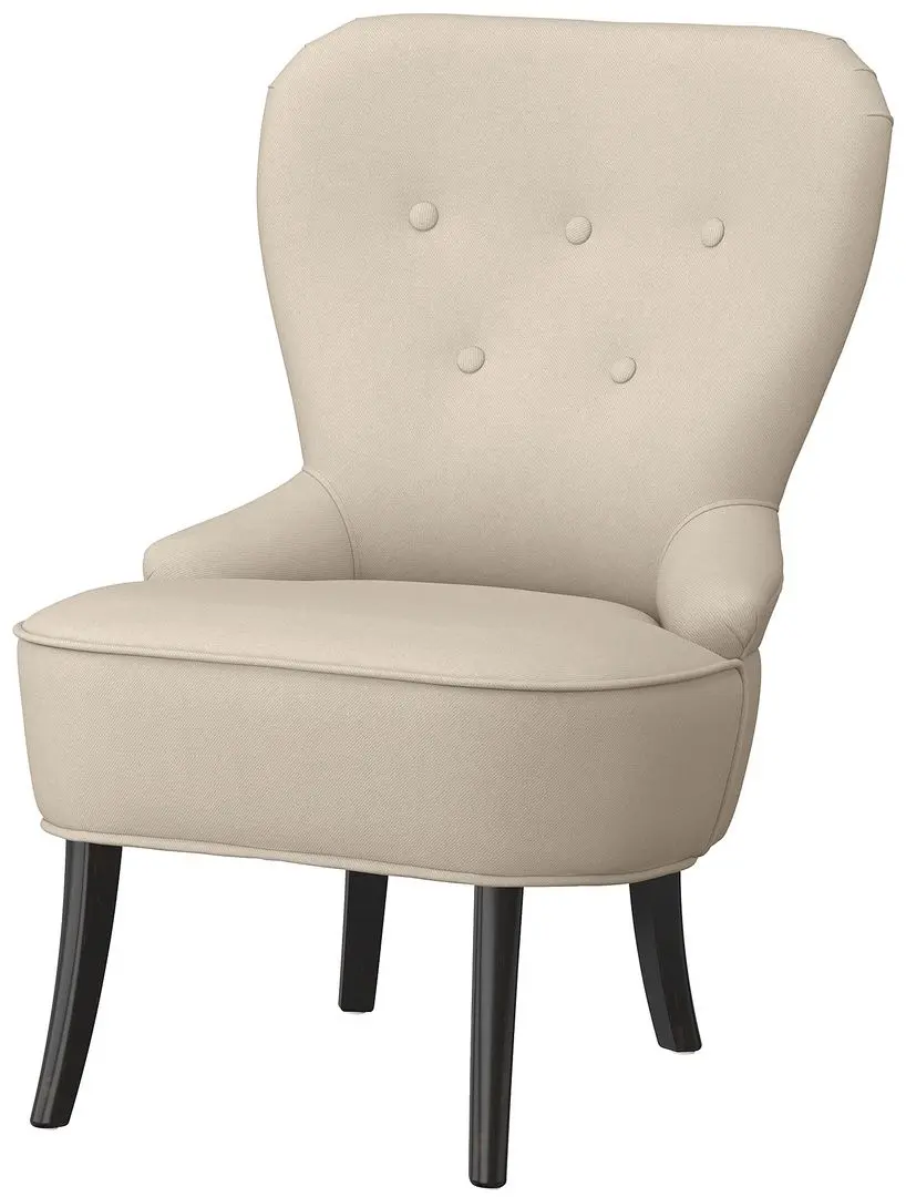 Кресло Ikea Remsta/Hakebo (Бежевый)