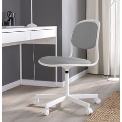 Fotoliu rotativ Ikea Orfjall/Vissle (Alb/Gri)