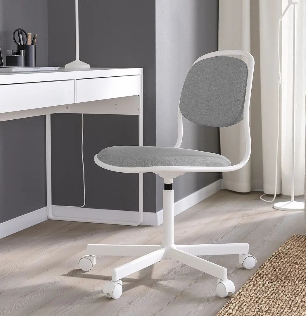 Fotoliu rotativ Ikea Orfjall/Vissle (Alb/Gri)