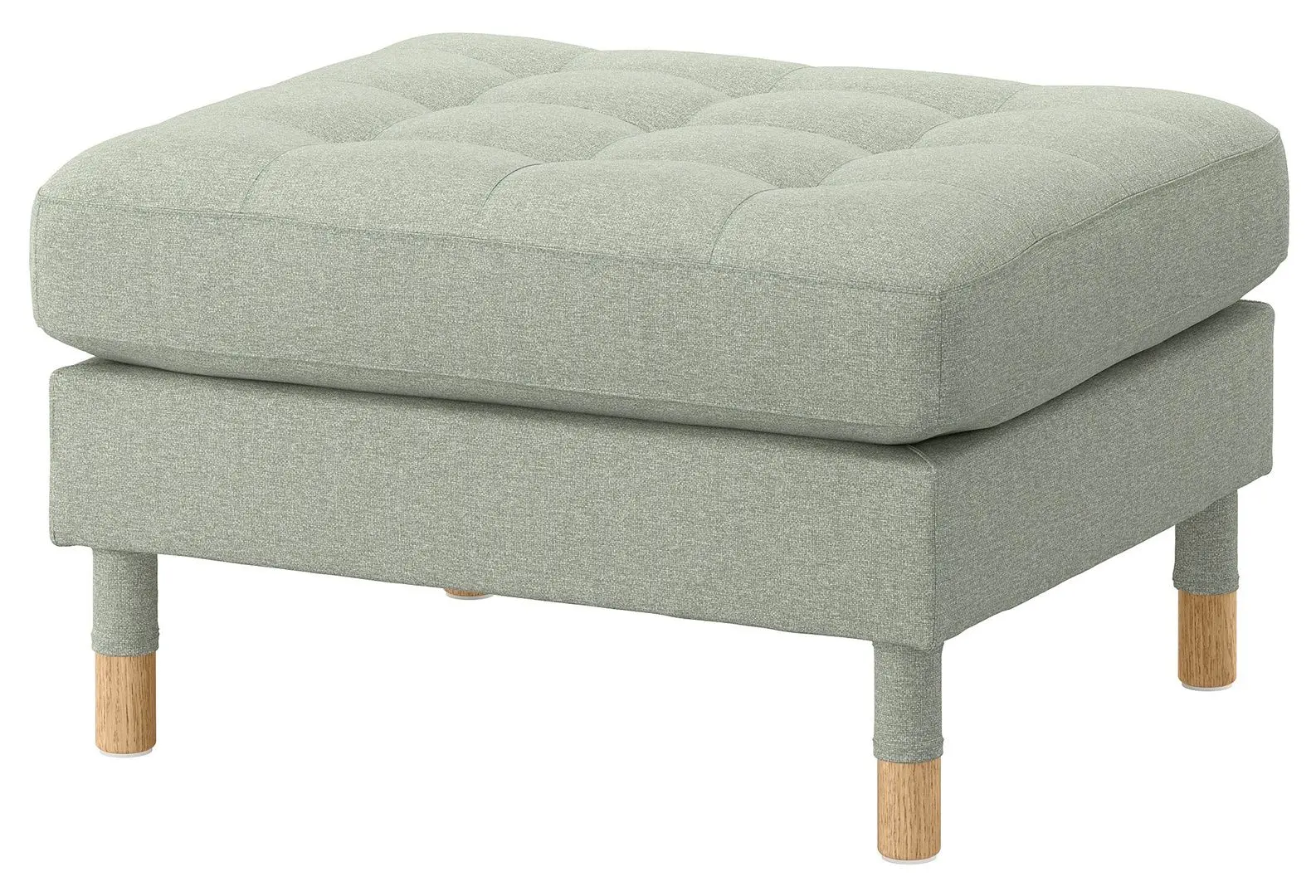 Puf Ikea Landskrona/Gunnared (Verde deschis/Lemn)