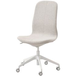 Fotoliu Ikea Langfjall/Gunnared rotativ/spatar inalt (Bej/Alb) Thumb