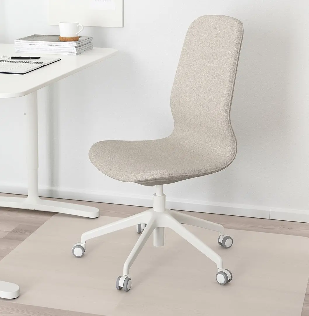 Fotoliu Ikea Langfjall/Gunnared rotativ/spatar inalt (Bej/Alb)