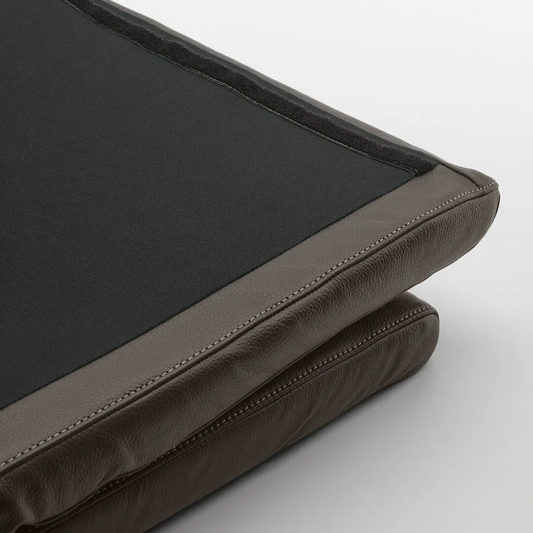 Кресло-качалка Ikea Poang/Glose (Березовый шпон/Темно-коричневый)