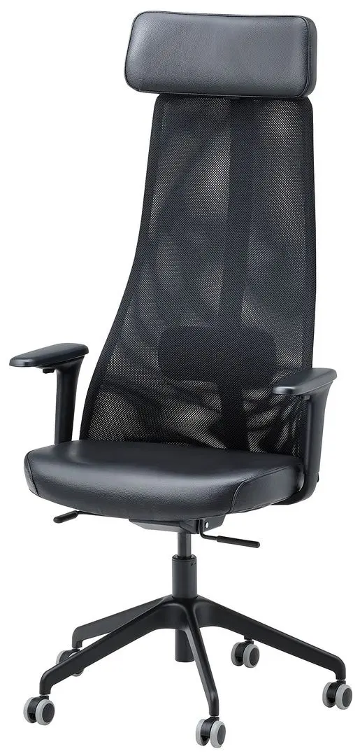 Fotoliu Ikea Jarvfjallet/Glose rotativ/cu brate (Negru)