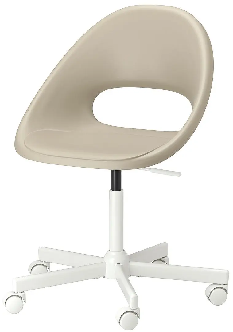 Fotoliu rotativ Ikea Eldberget/Malskar (Bej/Alb)