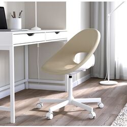 Fotoliu rotativ Ikea Eldberget/Malskar (Bej/Alb)