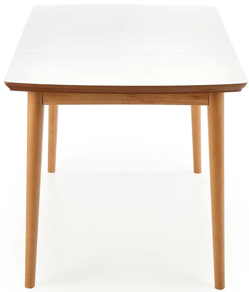 Masa extensibila Halmar Barret 90-190cm (White Matt/Lefkas Oak)