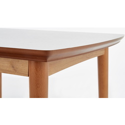 Masa extensibila Halmar Barret 90-190cm (White Matt/Lefkas Oak) Thumb