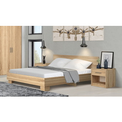 Pat Modern Tennessee baza lamele 160x200 (Sonoma Oak)