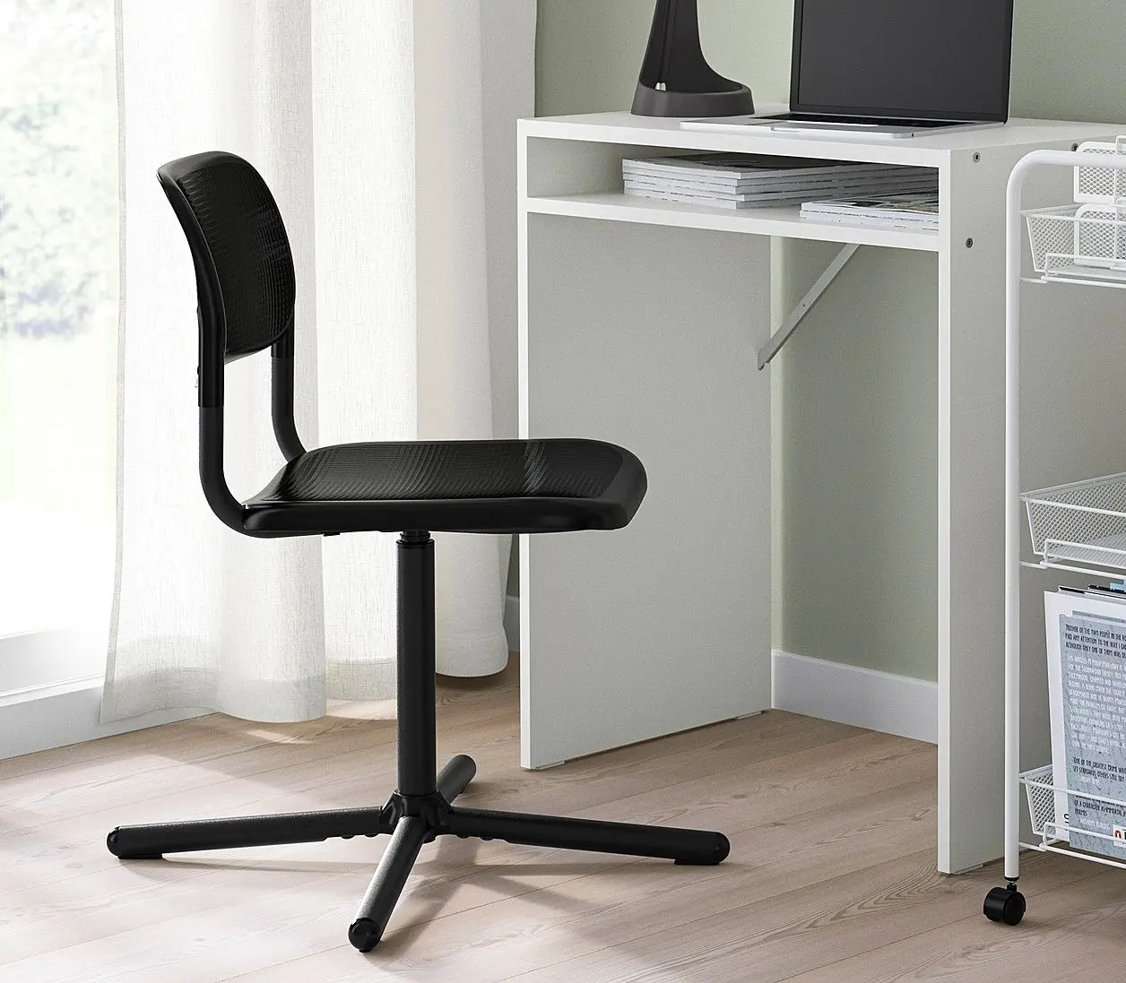 Scaun Ikea Smallen (Negru)