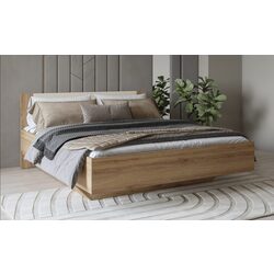 Pat Helvetia Vertina mecanism de ridicare 180x200 (Wild Oak/Beige)