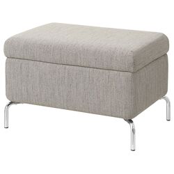 Puf Ikea Fammarp/Viarp (Bej-maro/Metal) Thumb