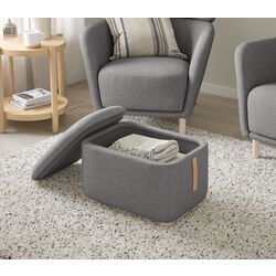 Puf Ikea Oskarshamn/Tibbleby (Bej/Gri) Thumb