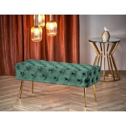 Bancheta Halmar Athena (Dark Green/Golden)