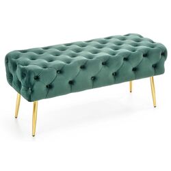 Bancheta Halmar Athena (Dark Green/Golden) Thumb