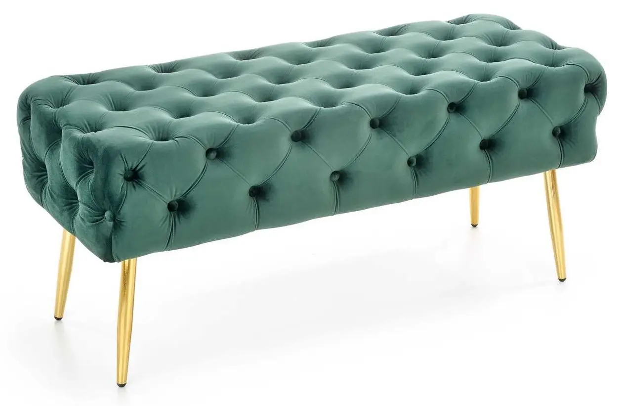 Bancheta Halmar Athena (Dark Green/Golden)