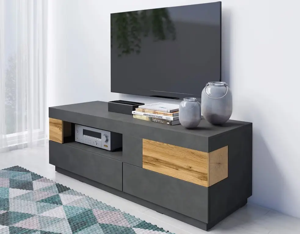 Тумба РТВ Helvetia Silke №41 1D2S (Matera/Wotan Oak)