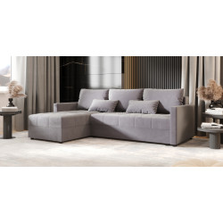 Canapea de colt Space Meble Mos L Bis Itaka 50 (Gray Light)