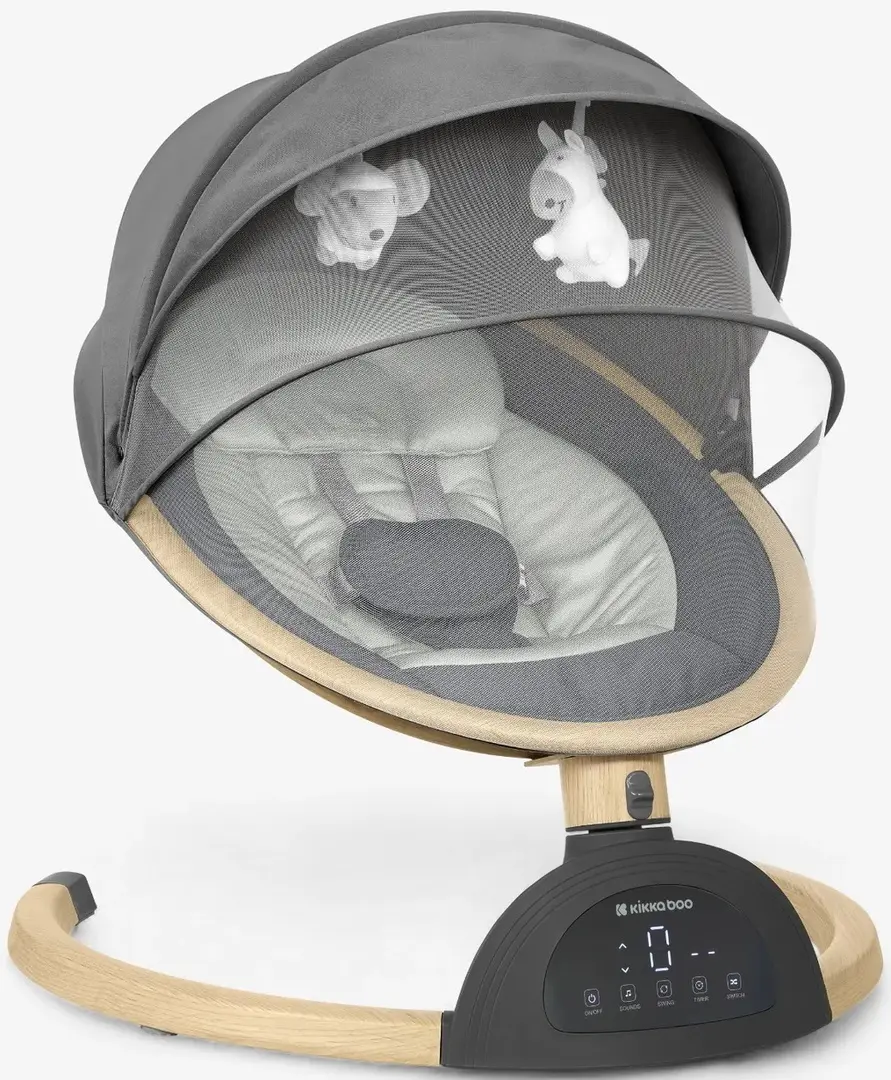 Sezlong-leagan pentru copii Kikka Boo Ashlee 2025 (Dark Grey)