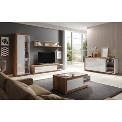 Tumba Helvetia Sintra №47 3D (Samdal Oak/White/White Gloss) Thumb